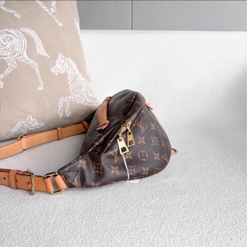 穿搭神器😍超低價❤️🔥lv路易威登老花bumpbag男女通用胸包腰包前背包斜挎包-12
