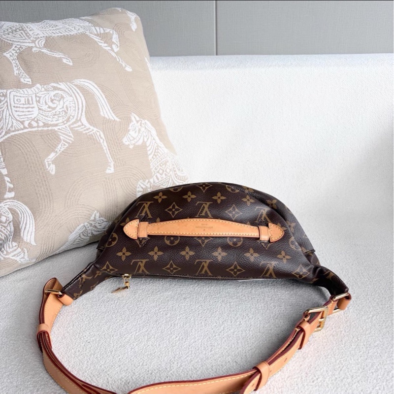 穿搭神器😍超低價❤️🔥lv路易威登老花bumpbag男女通用胸包腰包前背包斜挎包-14