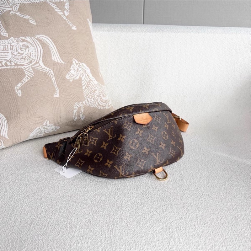 穿搭神器😍超低價❤️🔥lv路易威登老花bumpbag男女通用胸包腰包前背包斜挎包-15