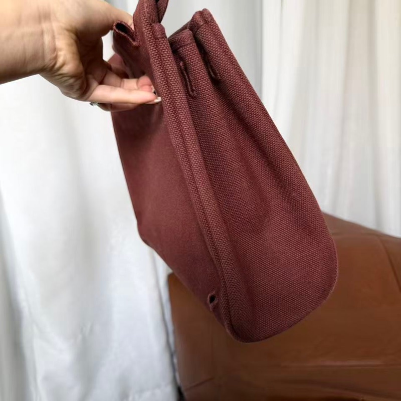 Hermes Vintage Herbag 紅棕肩背包/雙肩-17