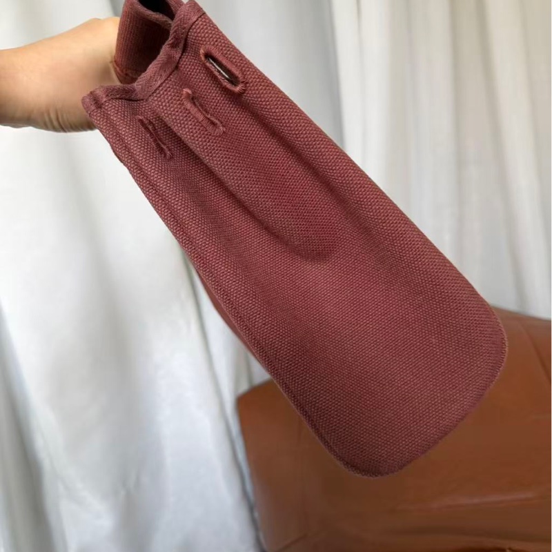 Hermes Vintage Herbag 紅棕肩背包/雙肩-18