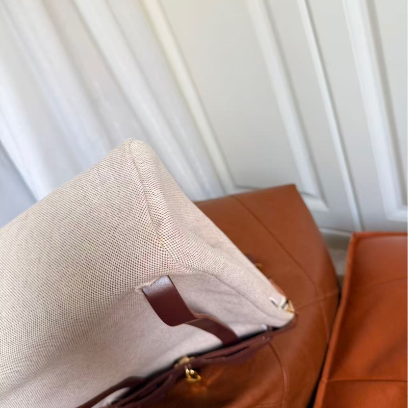 Hermes Vintage Herbag 紅棕肩背包/雙肩-24