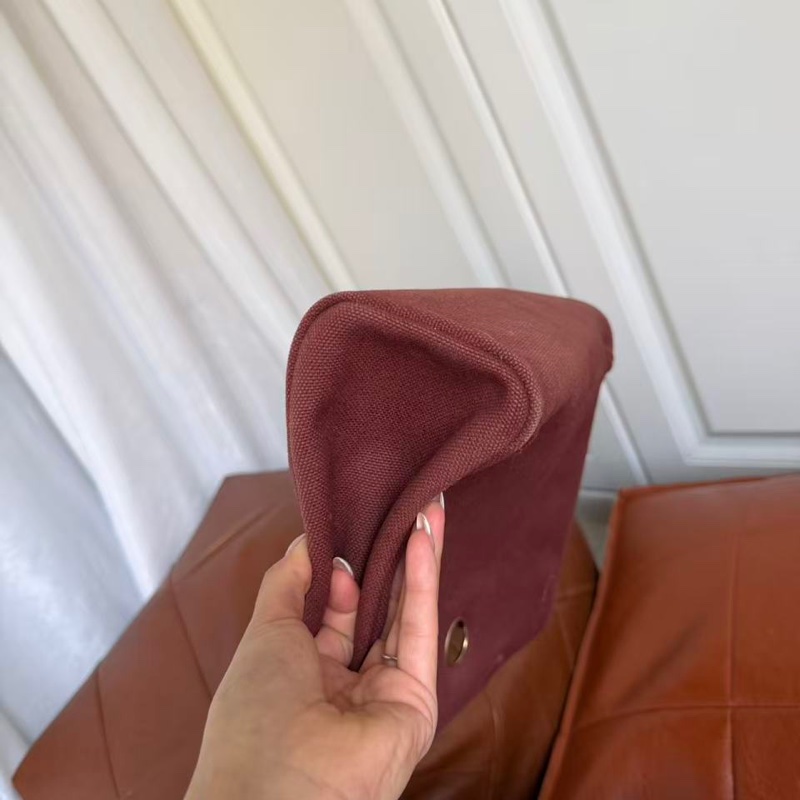 Hermes Vintage Herbag 紅棕肩背包/雙肩-26