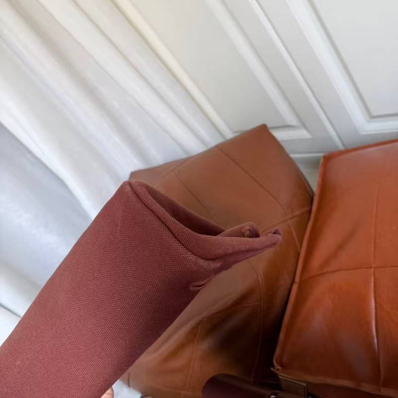 Hermes Vintage Herbag 紅棕肩背包/雙肩-27