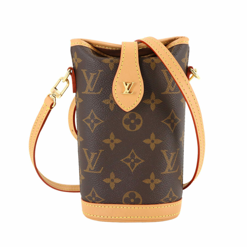 路易威登 Monogram Fold Me 手提包/肩背包/肩包 棕色 M80874 RFID-0