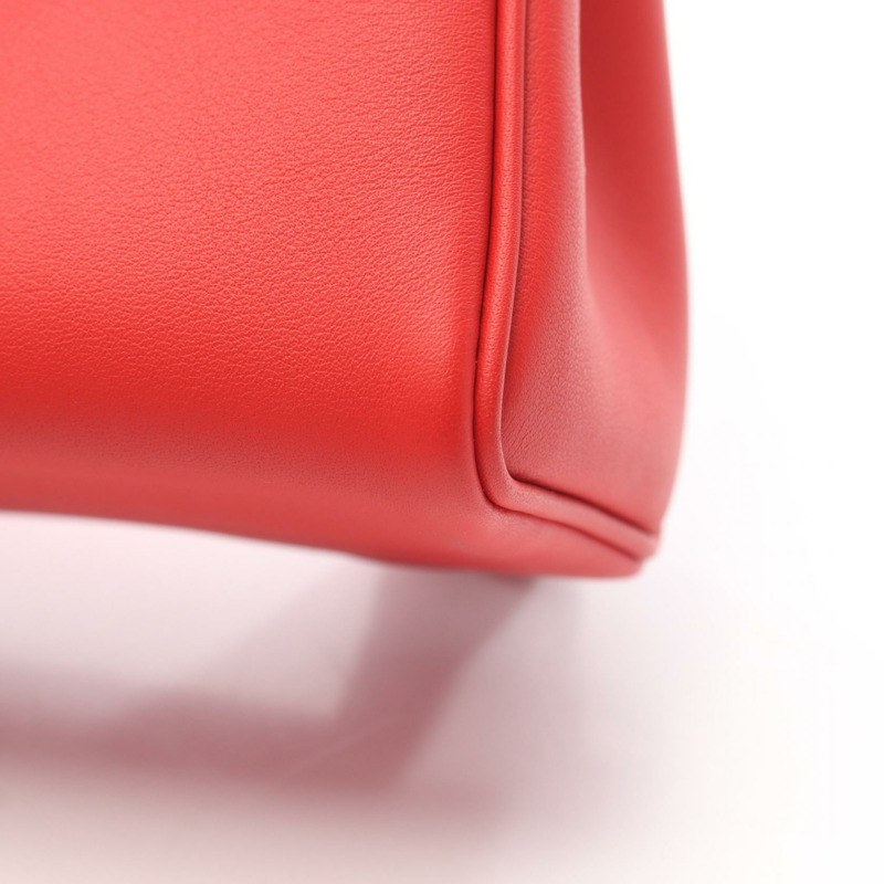 愛馬仕 Kelly Doll 手提包 Vaux Swift 皮革 紅色 Rouge radieux H SHW 二手 K-5
