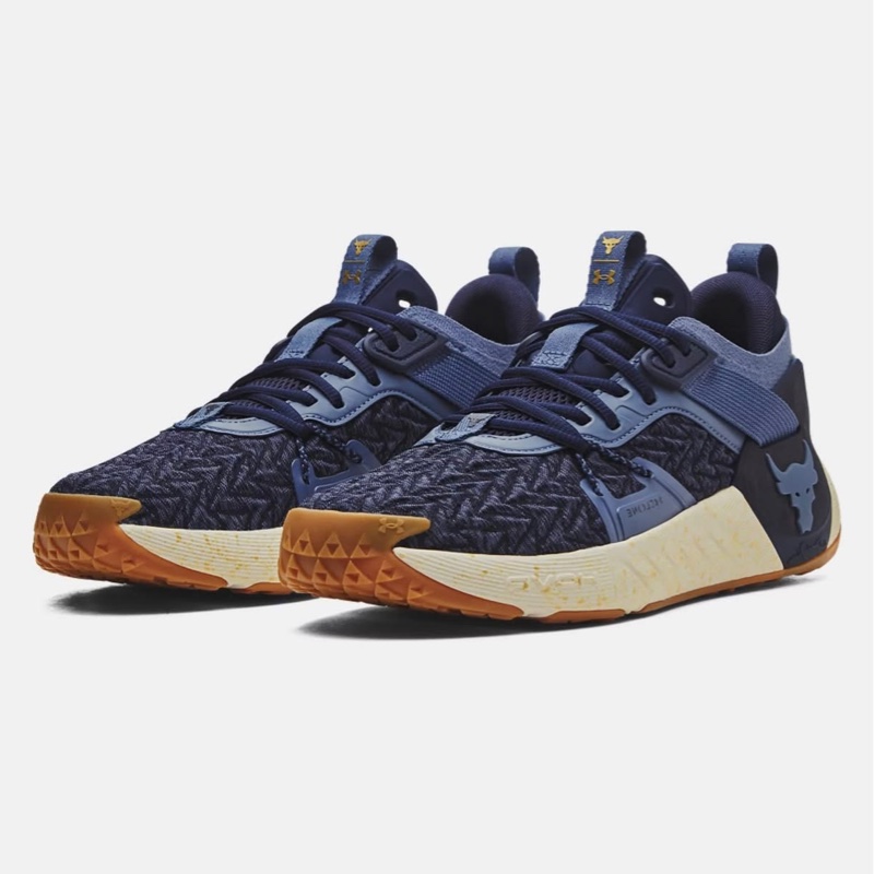 Under Armour Project Rock 6 Blue Gym Training Shoes 3026534-400-0