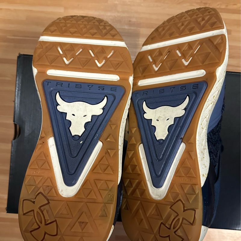 Under Armour Project Rock 6 Blue Gym Training Shoes 3026534-400-3