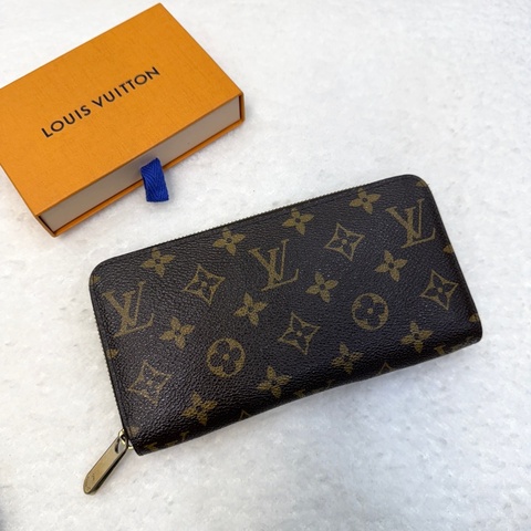 Louis Vuitton LV原花帆布 Zippy Wallet拉鍊長夾 Monogram老花長夾 M42616