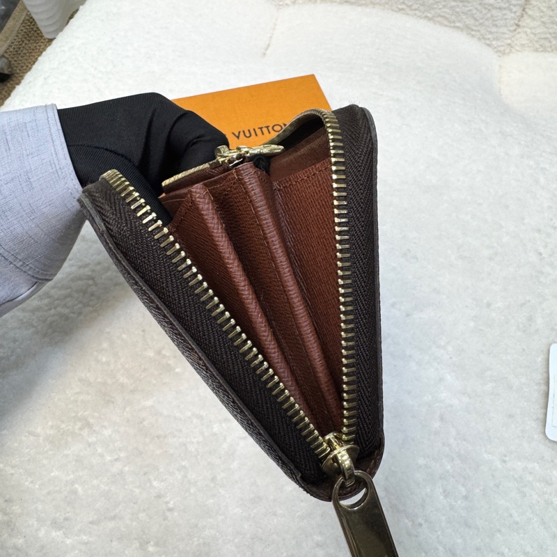 Louis Vuitton LV原花帆布 Zippy Wallet拉鍊長夾 Monogram老花長夾 M42616-8