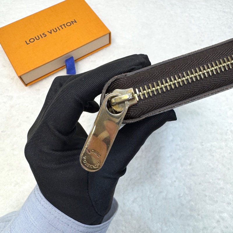 Louis Vuitton LV原花帆布 Zippy Wallet拉鍊長夾 Monogram老花長夾 M42616-14