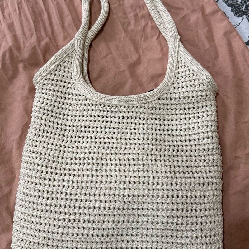 MIUMIU IVY白色編織包-1