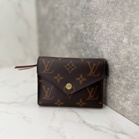 香緹國際精品916 LV 老花短夾 盒裝完整