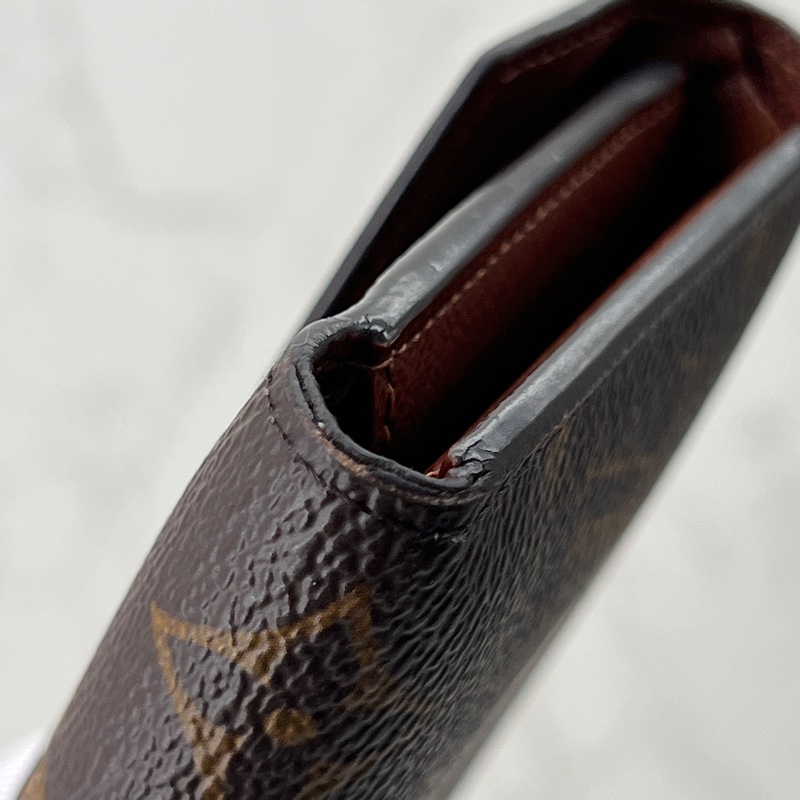 香緹國際精品916 LV 老花短夾 盒裝完整-2