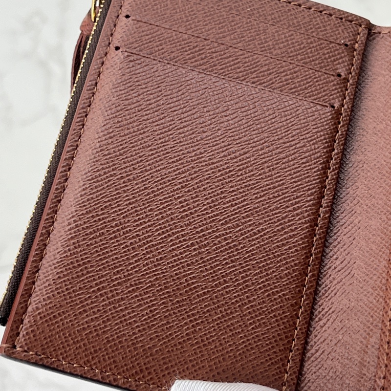 香緹國際精品916 LV 老花短夾 盒裝完整-7