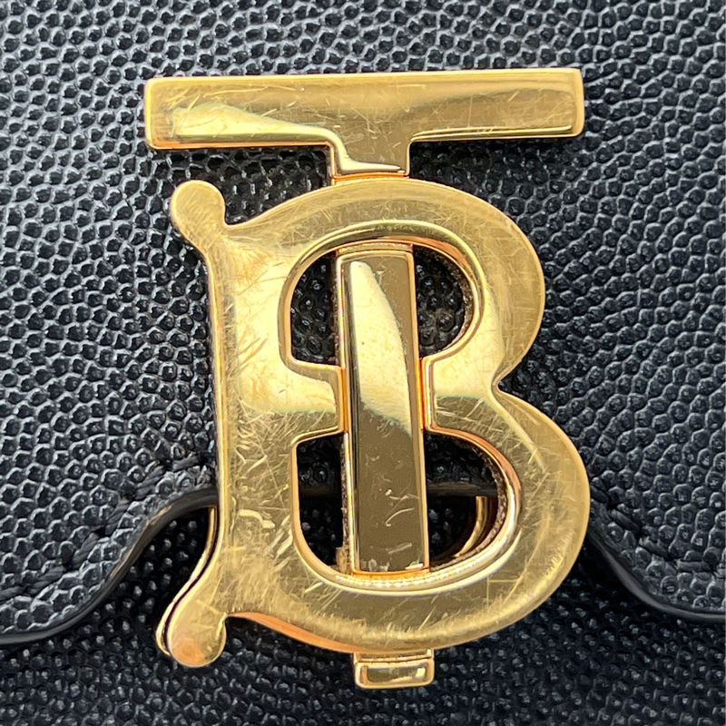 香緹國際精品 920 BURBERRY 肩背包黑金色-1