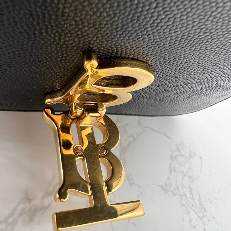 香緹國際精品 920 BURBERRY 肩背包黑金色-10