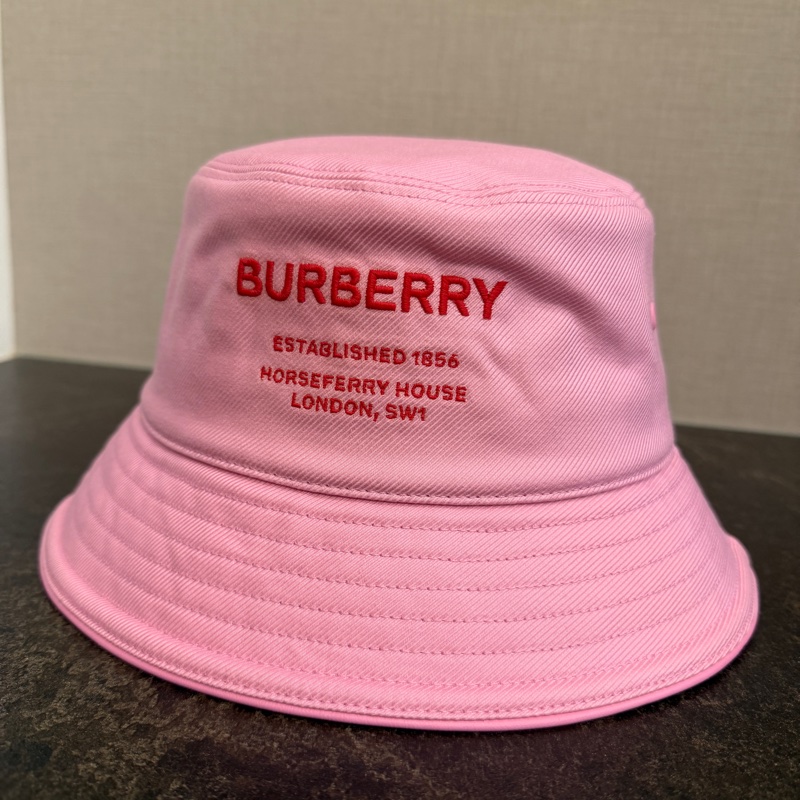 BURBERRY粉色漁夫帽-0