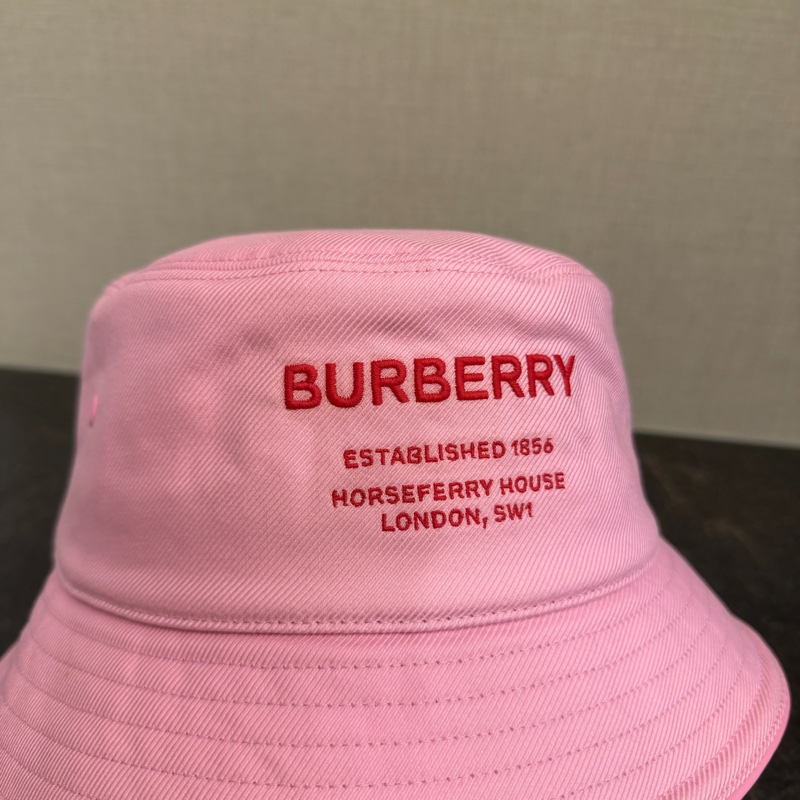 BURBERRY粉色漁夫帽-4