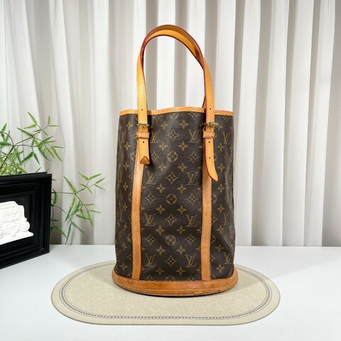 LV路易威登 中古老花水桶包 經典Monogram配色 容量實用 日常通勤出門都很合適