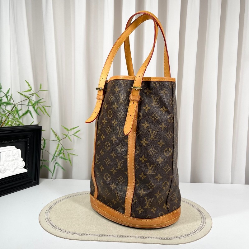 LV路易威登 中古老花水桶包 經典Monogram配色 容量實用 日常通勤出門都很合適-2