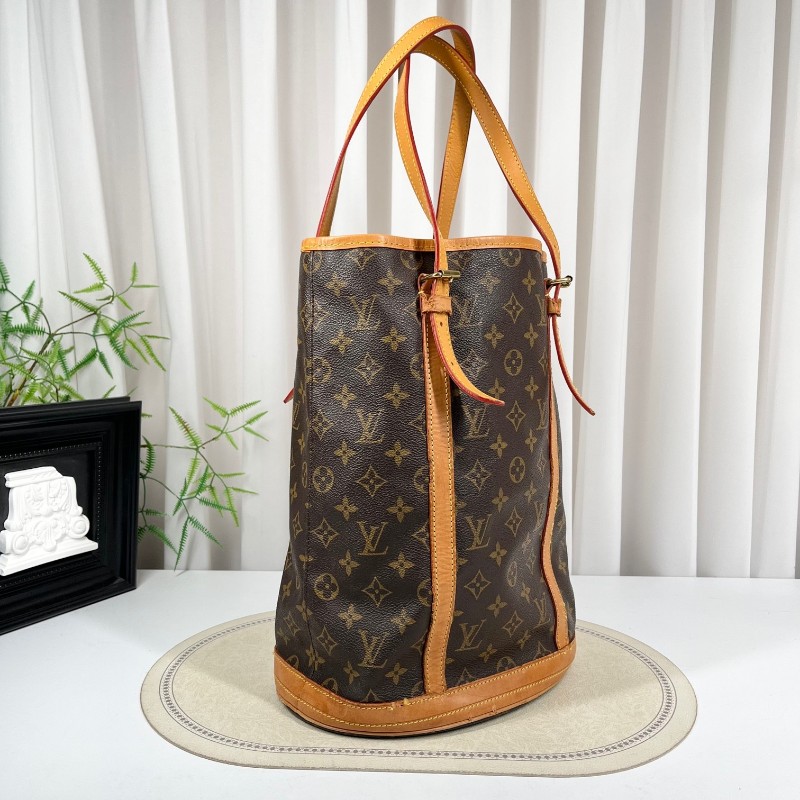 LV路易威登 中古老花水桶包 經典Monogram配色 容量實用 日常通勤出門都很合適-3