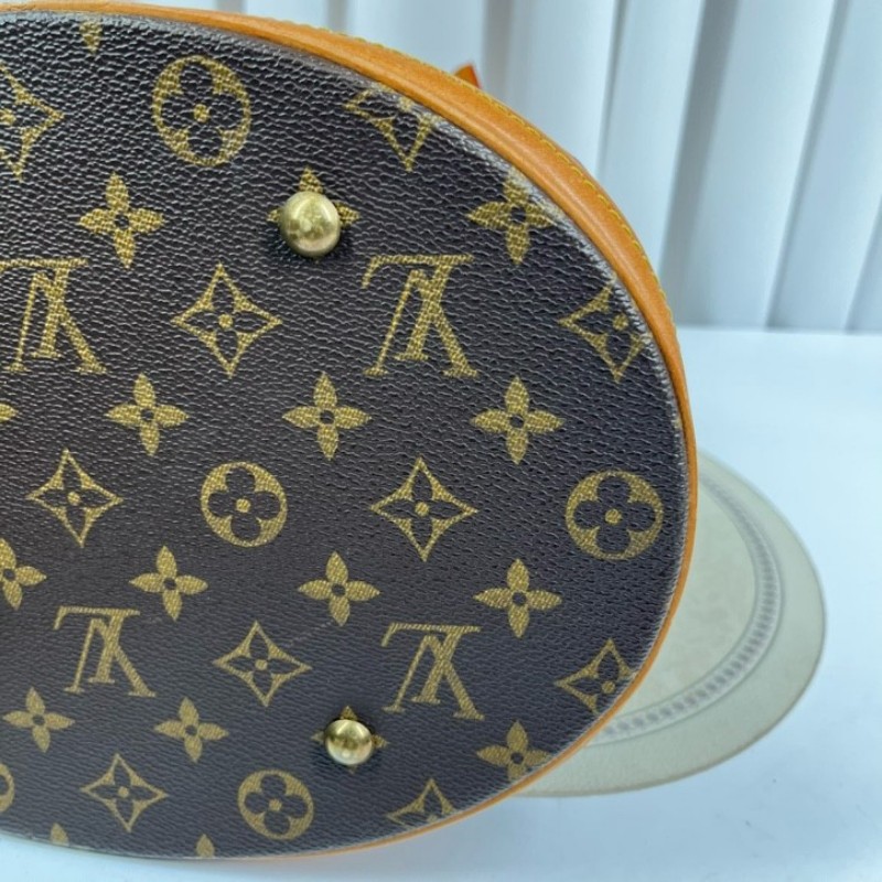 LV路易威登 中古老花水桶包 經典Monogram配色 容量實用 日常通勤出門都很合適-7