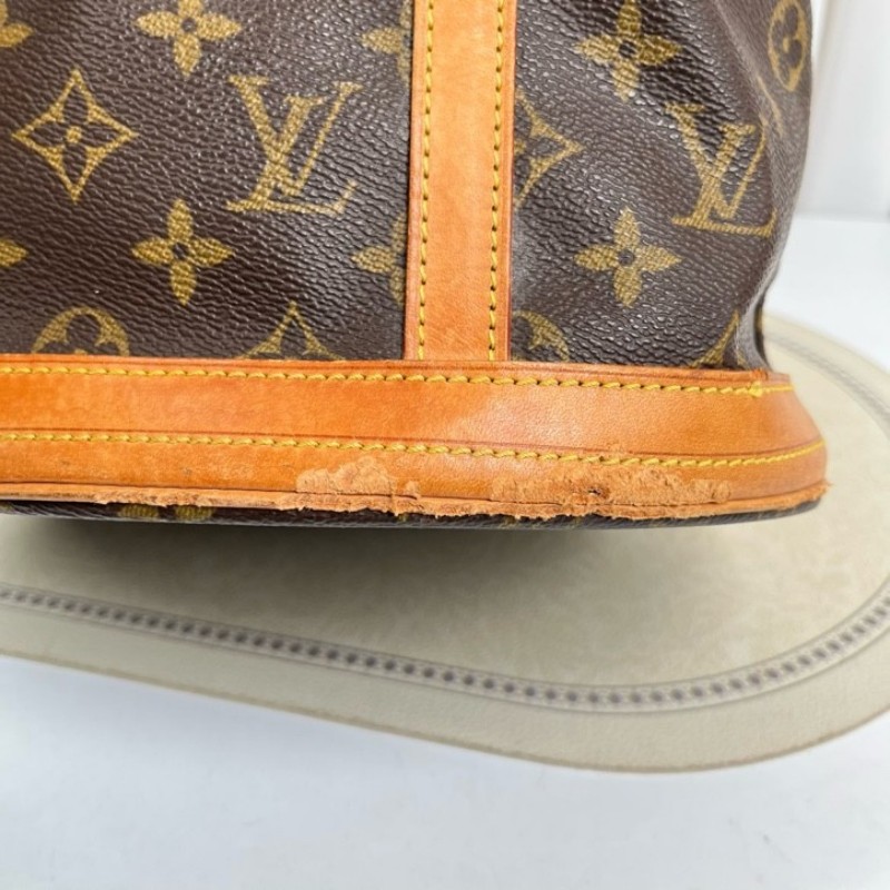 LV路易威登 中古老花水桶包 經典Monogram配色 容量實用 日常通勤出門都很合適-12