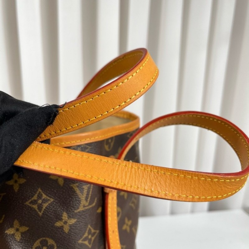 LV路易威登 中古老花水桶包 經典Monogram配色 容量實用 日常通勤出門都很合適-14