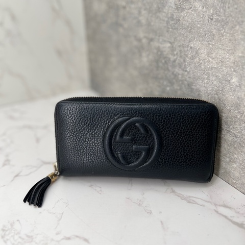 香緹國際精品913 Gucci soho拉鏈長夾