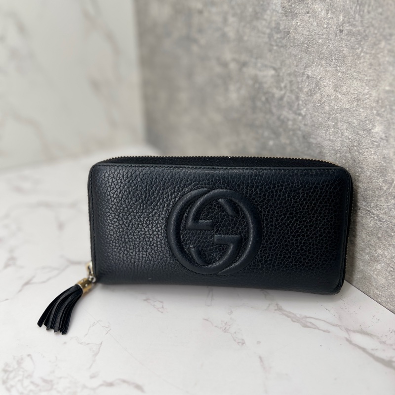 香緹國際精品913 Gucci soho拉鏈長夾-0