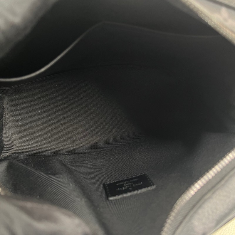 LV路易威登 芯片款 Soft Trunk黑盒子 經典老花 黑色塗層帆布拼牛皮 黑色鏈條肩帶 可單肩可斜挎 容量大 包型立挺-16