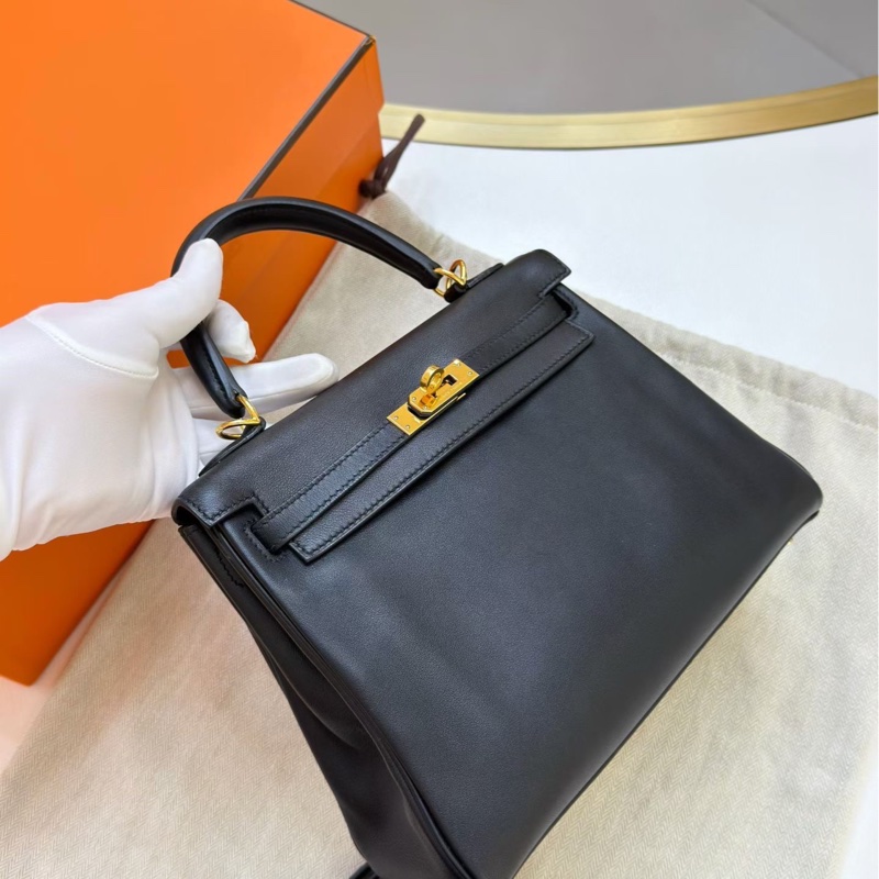Hermes/愛馬仕kelly25黑金 x刻-1