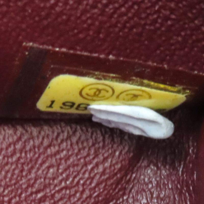 黑色 菱格紋 荔枝牛皮 鍊帶肩背包 金釦【CHANEL 香奈兒】 A01112-9