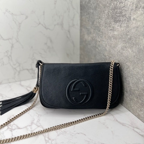 香緹國際精品912 Gucci soho 流蘇肩背包