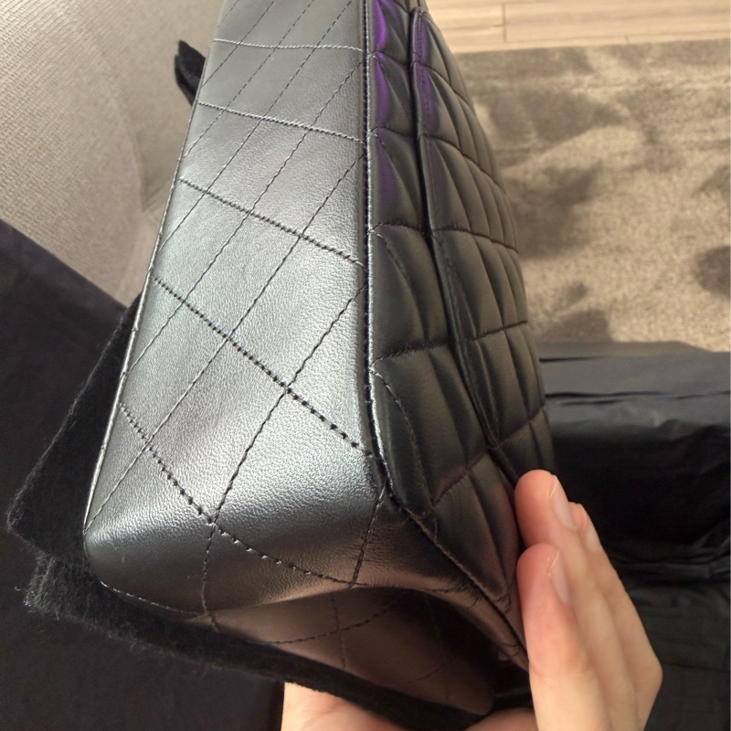 Chanel CF23 小牛皮 淡金釦 全新 購證正本 晶片-6