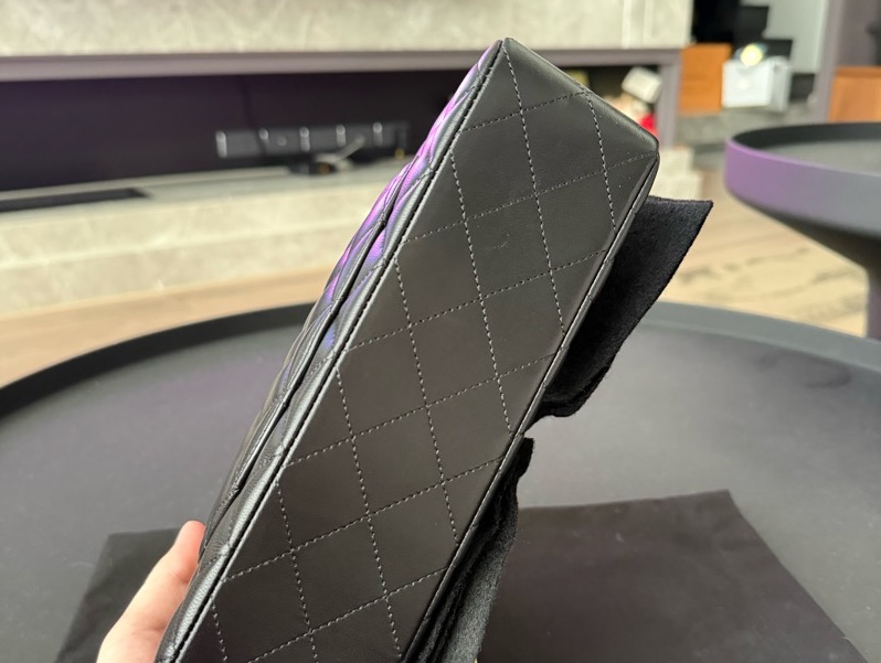 Chanel CF23 小牛皮 淡金釦 全新 購證正本 晶片-16