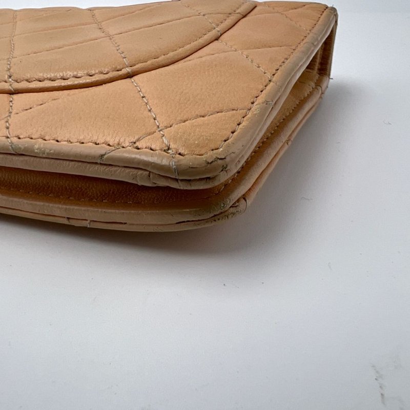 Chanel 菱格紋長款對折皮夾-8