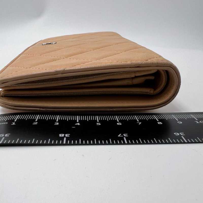 Chanel 菱格紋長款對折皮夾-15