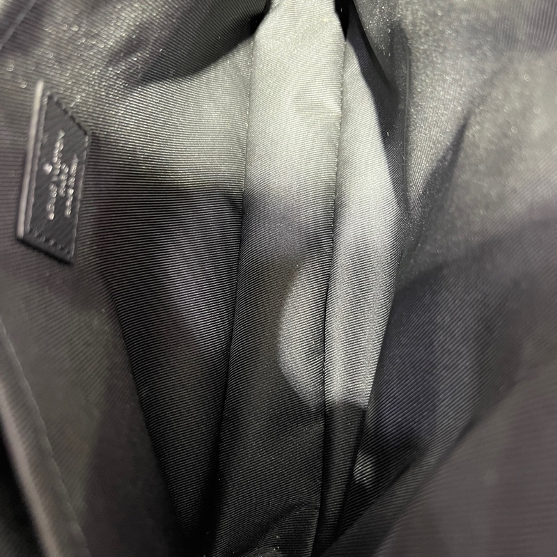 路易威登/Louis Vuitton Outdoor系列 經典黑老花拼黑皮郵差包 斜挎包 1尺寸:26 x 20 x 10.5 。-7