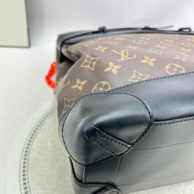 路易威登/Louis Vuitton   steamer 
lv 郵差包 男包 斜挎單肩 內裡容量大 短途出差皆可-10
