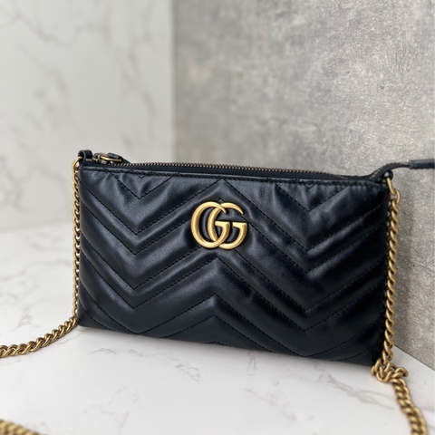 香緹國際精品925 gucci 馬蒙鏈條包