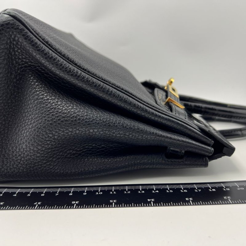 愛馬仕 Birkin 拼皮手提包-4