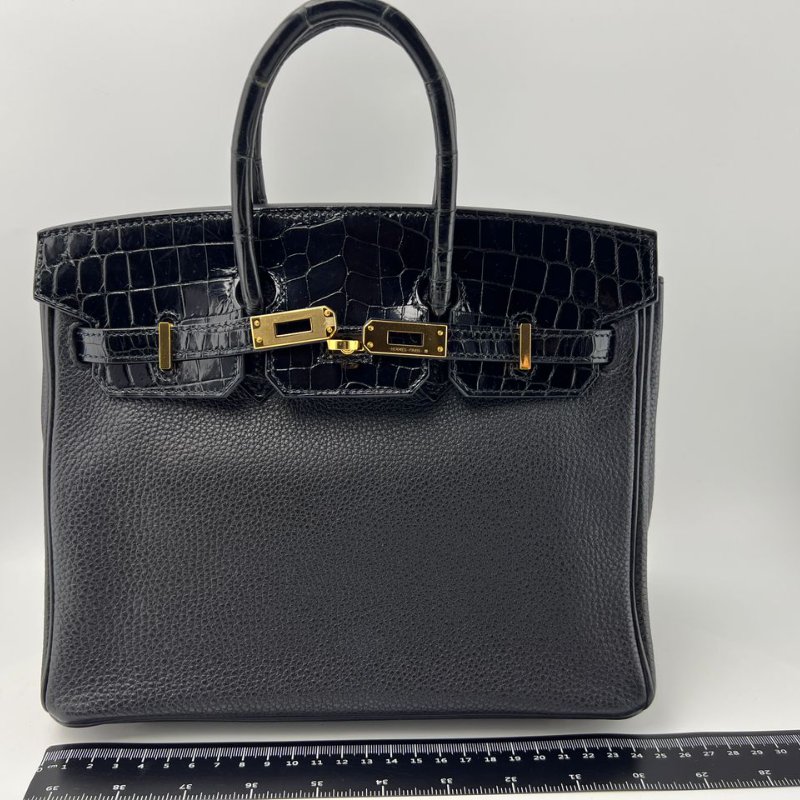 愛馬仕 Birkin 拼皮手提包-7