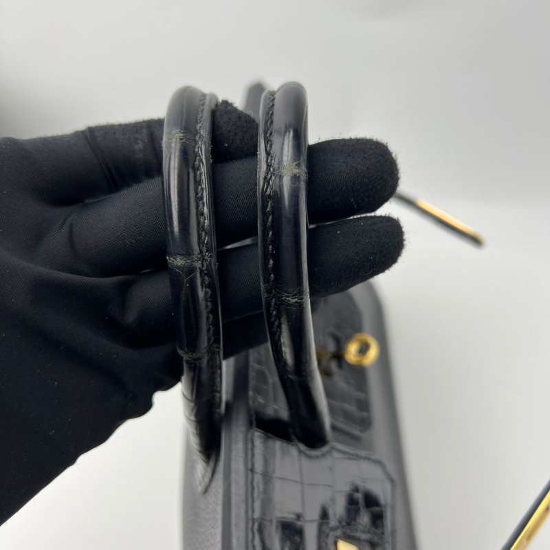 愛馬仕 Birkin 拼皮手提包-23