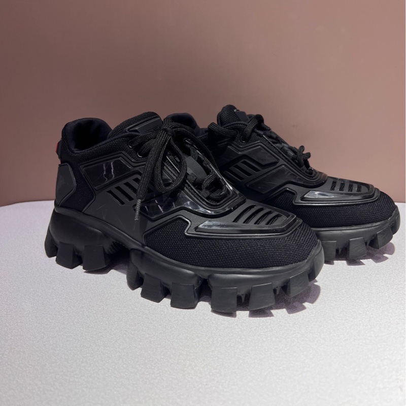 Prada 普拉達黑色老爹鞋 37碼 Cloudbust Thunder 運動鞋-3