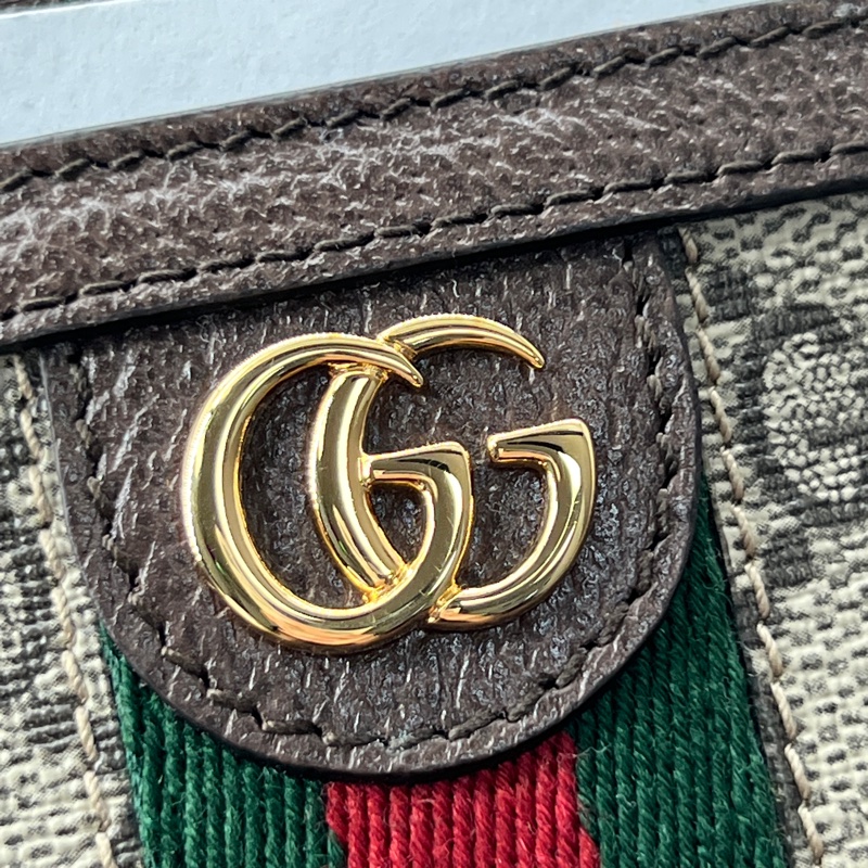 香緹國際精品918 gucci 拉鏈短夾 盒裝完整-1