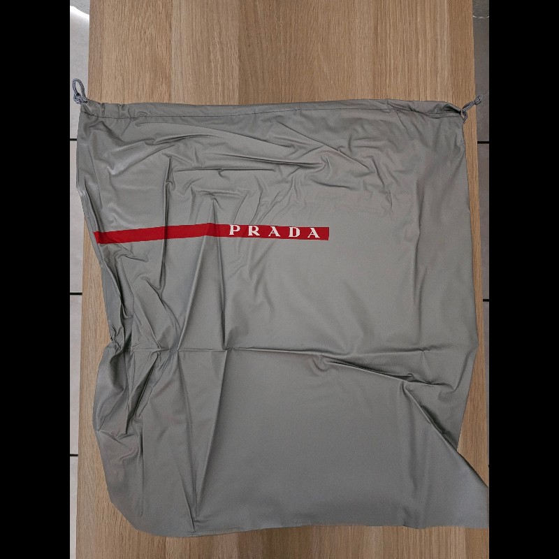 Prada 男真皮高筒鞋 深棕色 US13 Made in Italy 附防塵袋-11