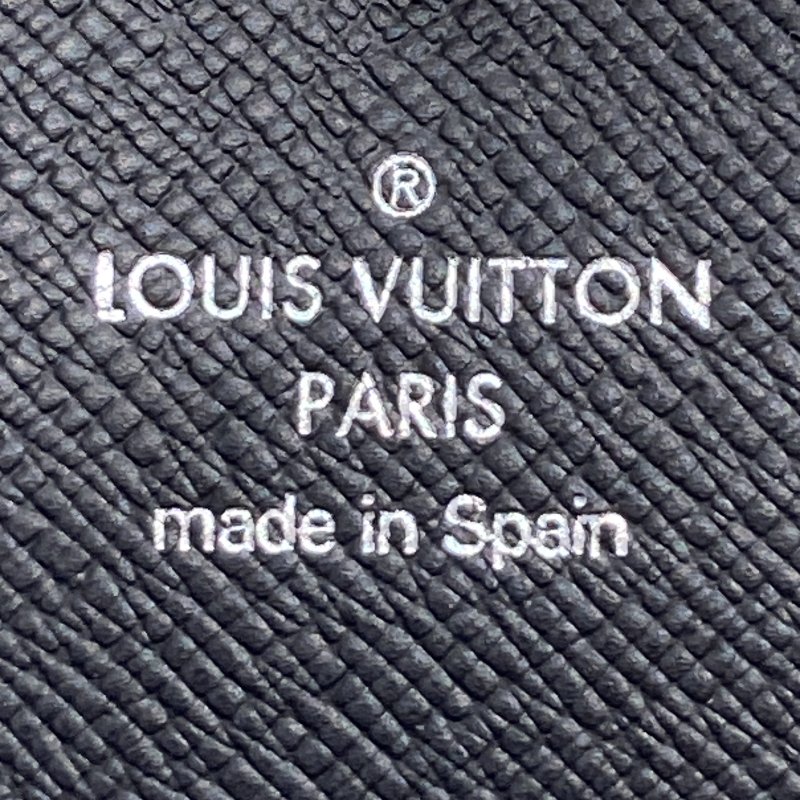 LOUIS VUITTON 路易威登 M56169 ENVELOPPE CARTE DE VISITE 水波紋名片夾 EPI皮革 黑色 銀釦-12