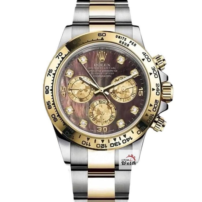 【大眾名錶】ROLEX 勞力士 116503 Daytona 半金款迪通拿 2019/11 黑貝八鑽 B1121-0